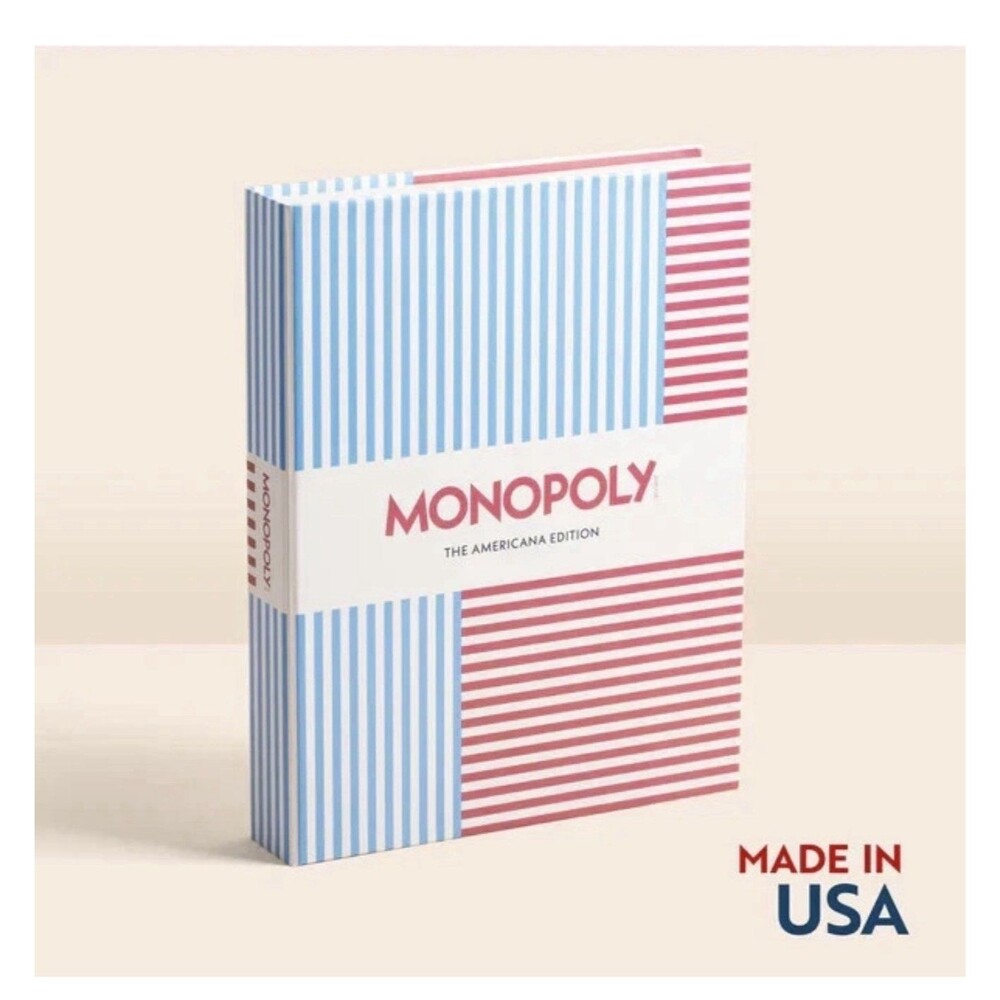 Hasbro Games Game Company Monopoly The Americana Edition Celebrate 250 Years